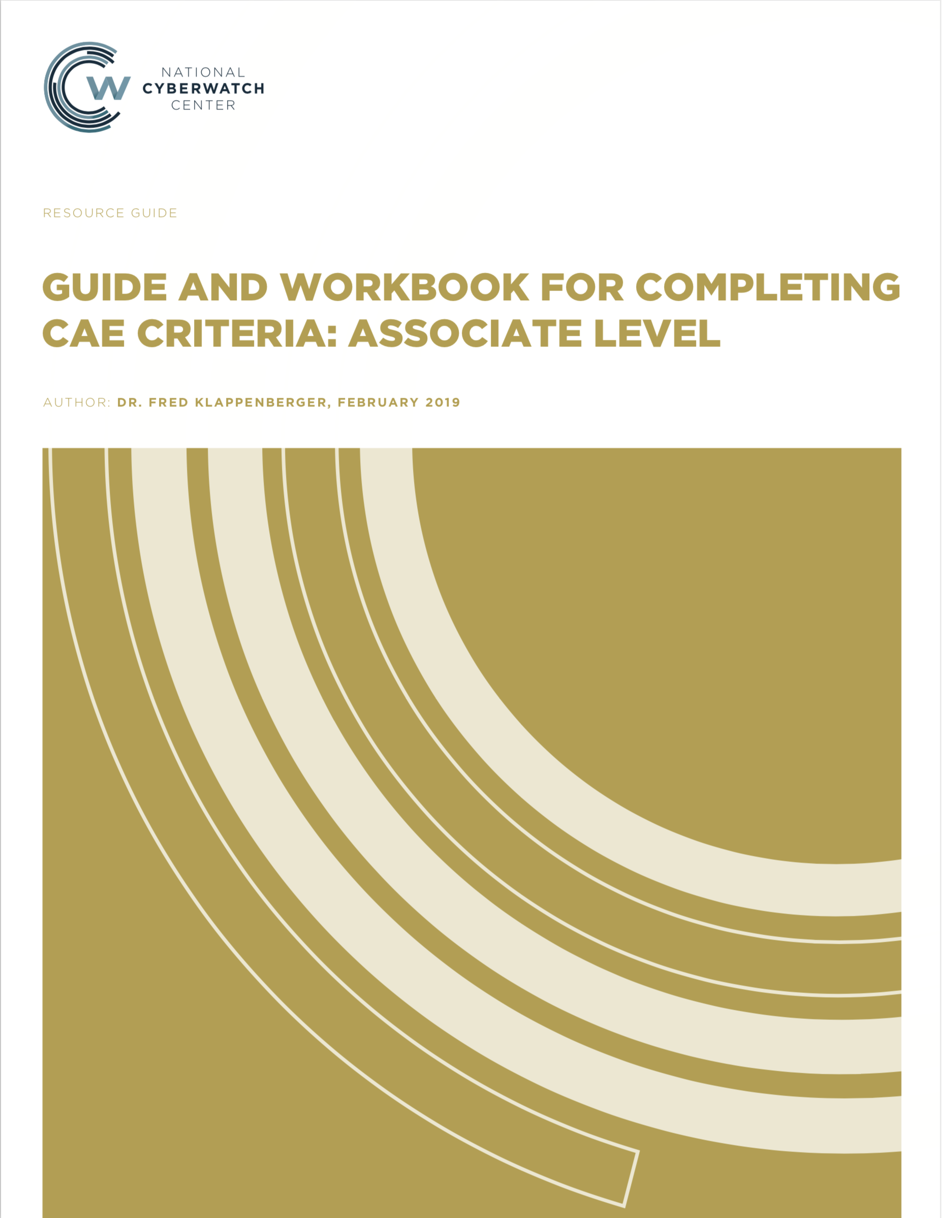 Guide and Workbook for Completing CAE Criteria: Associate Level