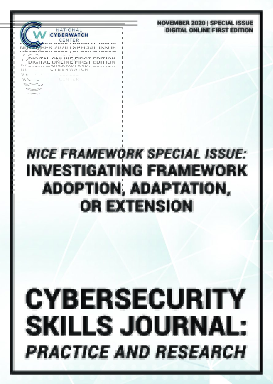 CSJ NICE Framework Special Issue: Investigating Framework Adoption, Adaptation, or Extension